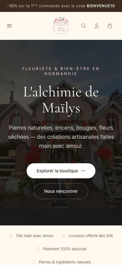 Version mobile de L’Alchimie de Maïlys